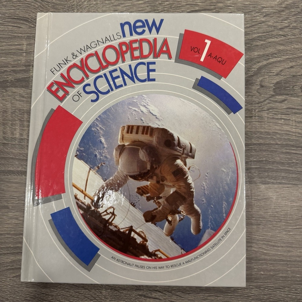 Funk & Wagnalls New Encyclopedia Of Science Vol 1 1986 Hardcover Book